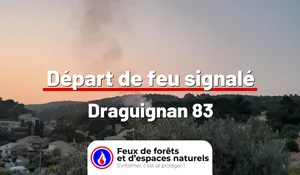 Incendie à Draguignan (83) : le feu est éteint