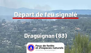 Incendie à Draguignan (83) : le feu est éteint