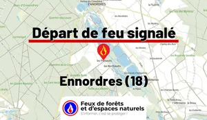 Incendie à Ennordres (18) : le feu est éteint