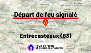 Incendie à Entrecasteaux (83) : le feu est éteint