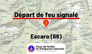 Incendie à Escaro (66) : le feu est éteint
