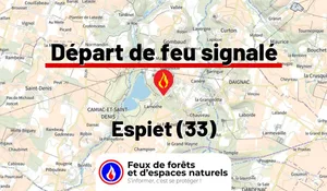 Incendie à Espiet (33) : le feu est éteint