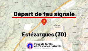 Incendie à Estézargues (30) : le feu est éteint
