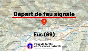 Incendie à Eus (66) : le feu est éteint