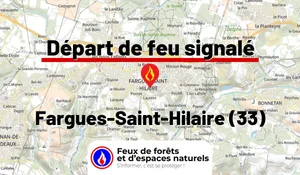 Incendie à Fargues-Saint-Hilaire (33) : le feu est éteint