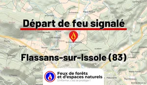 Incendie à Flassans-sur-Issole (83) : le feu est éteint