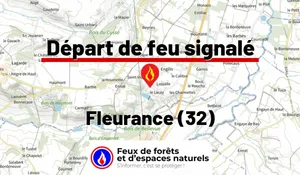 Incendie à Fleurance (32) : le feu est éteint