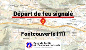 Incendie à Fontcouverte (11) : le feu est éteint
