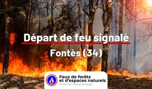 Incendie à Fontès (34) : le feu est éteint