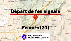 Incendie à Fournès (30) : le feu est éteint