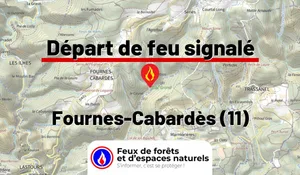 Incendie à Fournes-Cabardès (11) : le feu est éteint