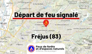 Incendie à Fréjus (83) : le feu est éteint