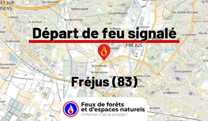Incendie à Fréjus (83) : le feu est éteint