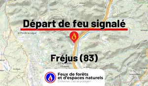 Incendie à Fréjus (83) : le feu est éteint
