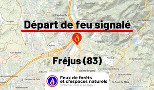 Incendie à Fréjus (83) : le feu est éteint