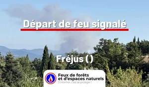 Incendie à Fréjus (83) : le feu est éteint