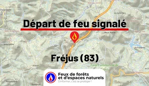 Incendie à Fréjus (83) : le feu est éteint
