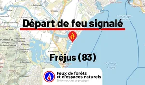 Incendie à Fréjus (83) : le feu est éteint