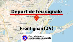 Incendie à Frontignan (34) : le feu est éteint