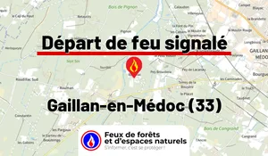 Incendie à Gaillan-en-Médoc (33) : le feu est éteint