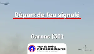 Incendie à Garons (30) : le feu est éteint