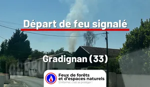 Incendie à Gradignan (33) : le feu est éteint