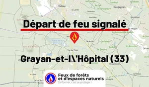 Incendie à Grayan-et-l'Hôpital (33) : le feu est éteint