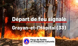 Incendie à Grayan-et-l'Hôpital (33) : le feu est éteint