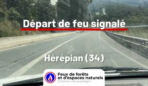 Incendie à Hérépian (34) : le feu est éteint