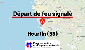 Incendie à Hourtin (33) : le feu est éteint