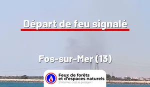 Incendie à Fos-sur-Mer (13) : le feu est éteint