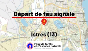 Incendie à Istres (13) : le feu est éteint