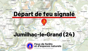 Incendie à Jumilhac-le-Grand (24) : le feu est éteint