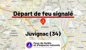 Incendie à Juvignac (34) : le feu est éteint