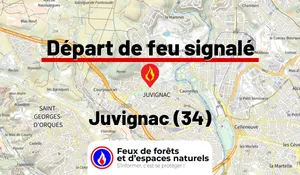 Incendie à Juvignac (34) : le feu est éteint