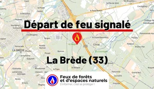 Incendie à La Brède (33) : le feu est éteint