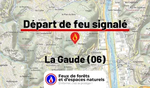 Incendie à La Gaude (06) : le feu est éteint