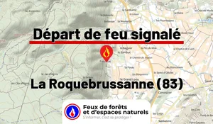 Incendie à La Roquebrussanne (83) : le feu est éteint