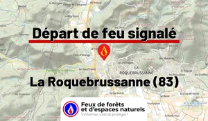 Incendie à La Roquebrussanne (83) : le feu est éteint