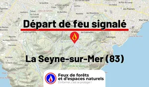 Incendie à La Seyne-sur-Mer (83) : le feu est éteint