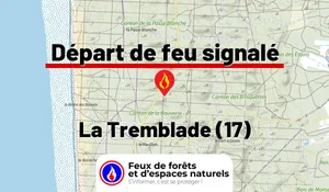 Incendie à La Tremblade (17) : le feu est éteint