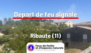 Incendie à Ribaute (11) : le feu est éteint