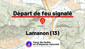 Incendie à Lamanon (13) : le feu est éteint
