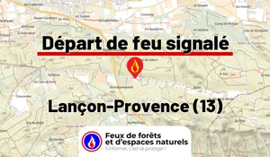 Incendie à Lançon-Provence (13) : le feu est éteint