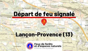 Incendie à Lançon-Provence (13) : le feu est éteint