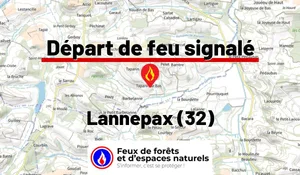 Incendie à Lannepax (32) : le feu est éteint