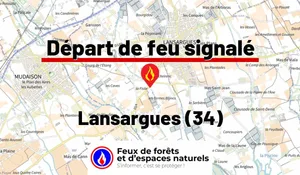 Incendie à Lansargues (34) : le feu est éteint