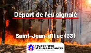 Incendie à Lanton (33) : le feu est éteint