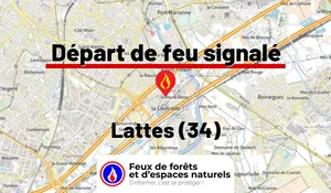 Incendie à Lattes (34) : le feu est éteint