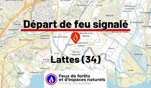 Incendie à Lattes (34) : le feu est éteint
